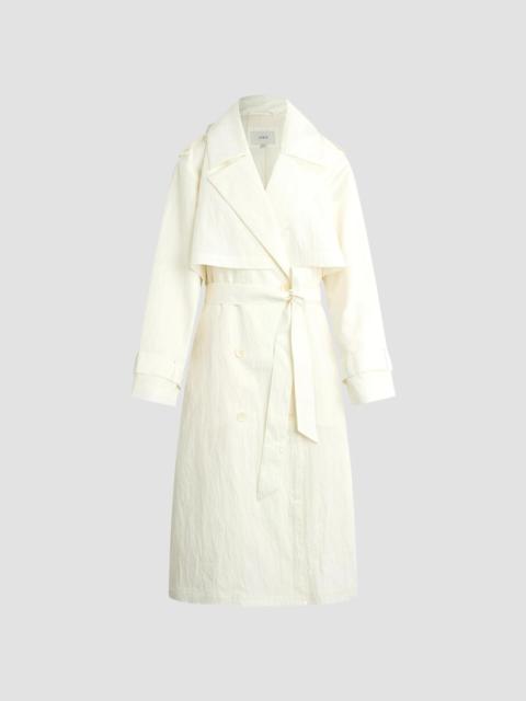 Joe's Jeans Women's The Elizabeth Textured Cotton-Blend Trench Coat - Panna Cotta