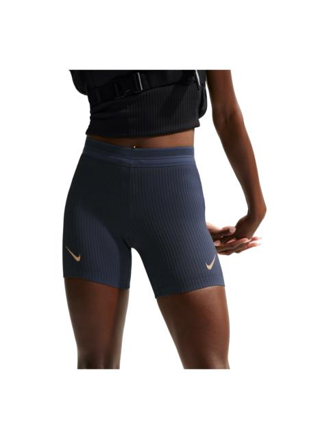 Nike (WMNS) Nike x Keely Hodgkinson AeroSwift Dri-FIT ADV Tight Shorts 'Thunder Blue Black White Linen' I
