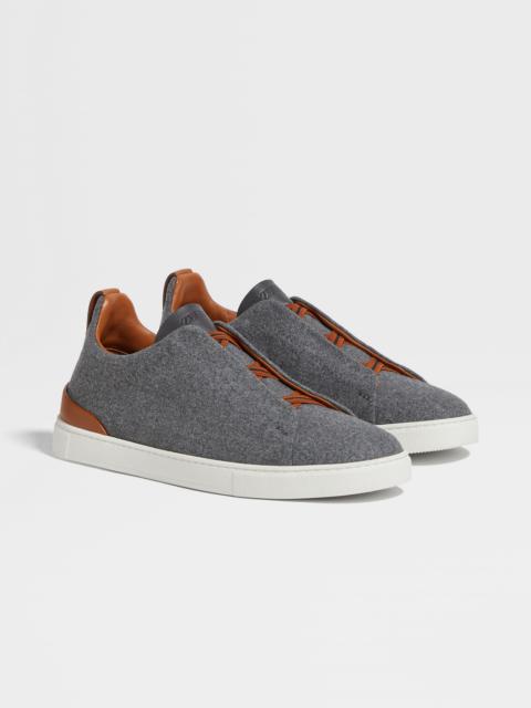 ZEGNA GREY #USETHEEXISTING™ TRIPLE STITCH™ SNEAKERS