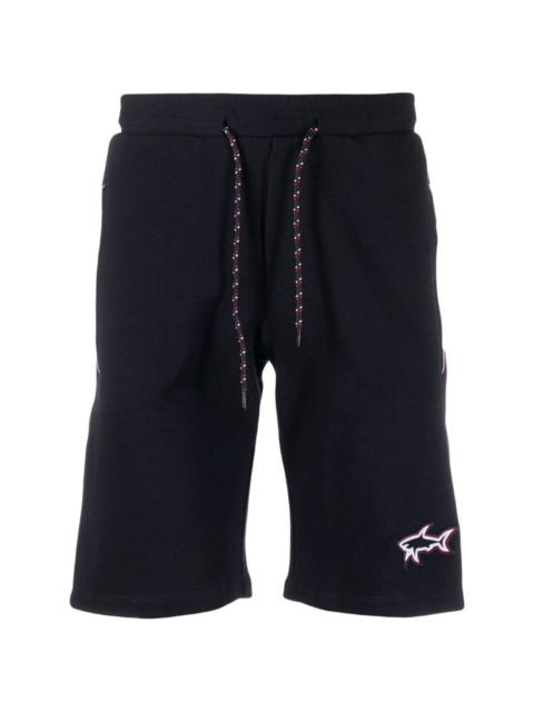 shark-patch track shorts