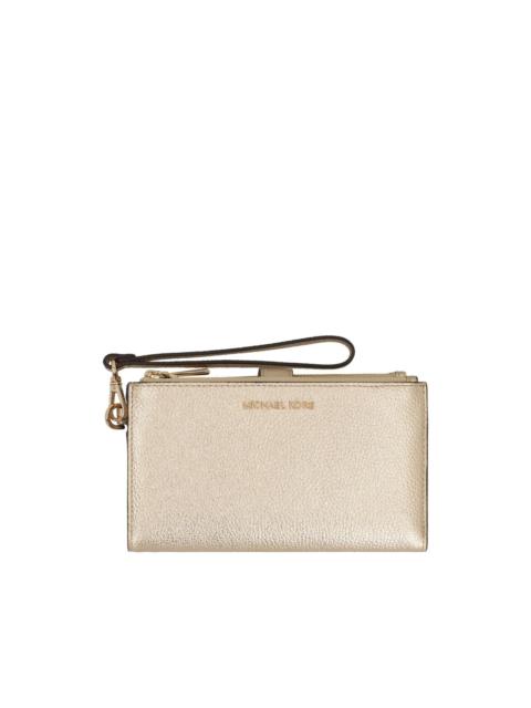 MICHAEL KORS Adele double zip wristlet