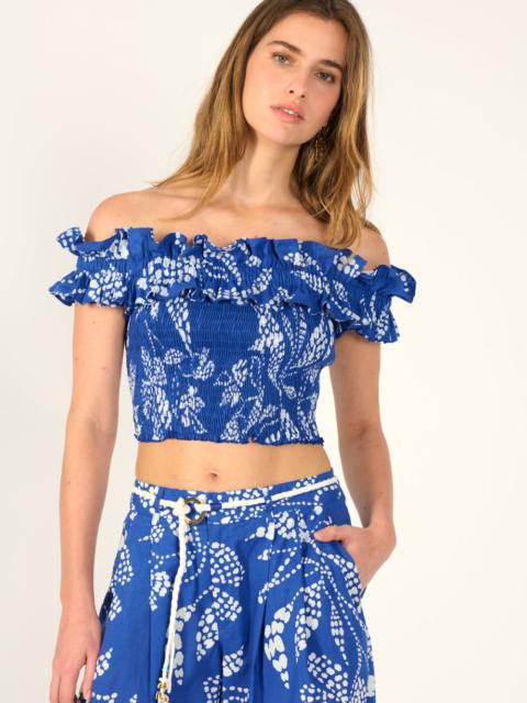 Poupette St Barth Top Alitza - Blue Austral