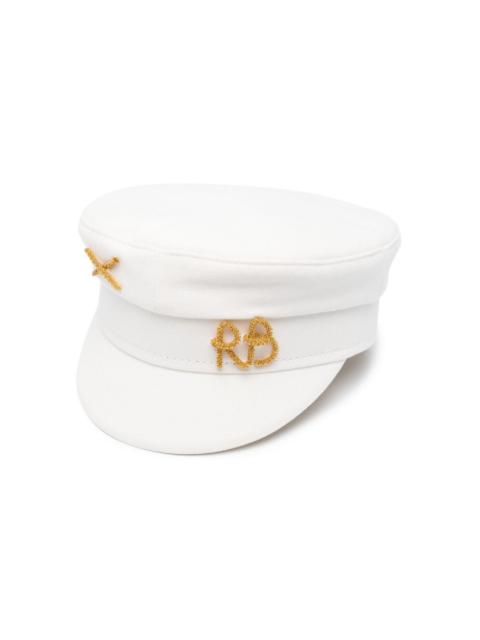 RUSLAN BAGINSKIY logo-appliquÃ© baker boy hat
