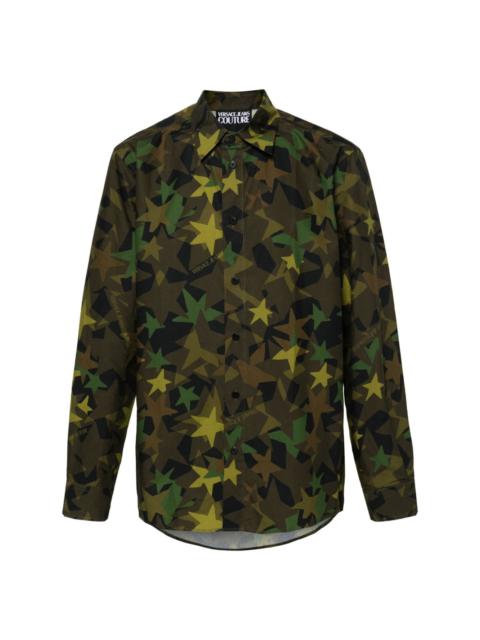 camouflage-pattern cotton shirt