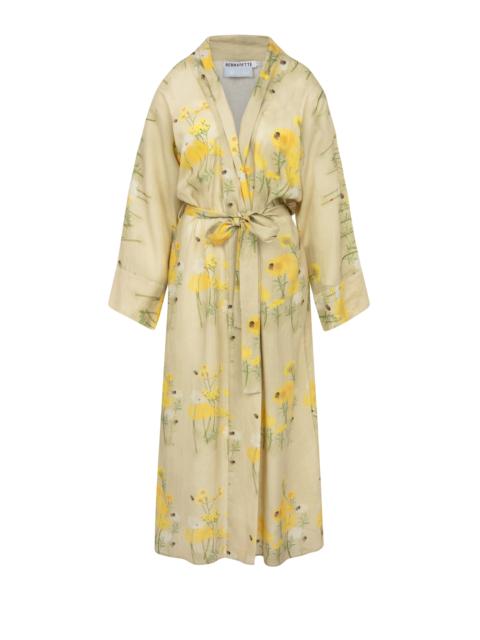 BERNADETTE Peignoir Linen