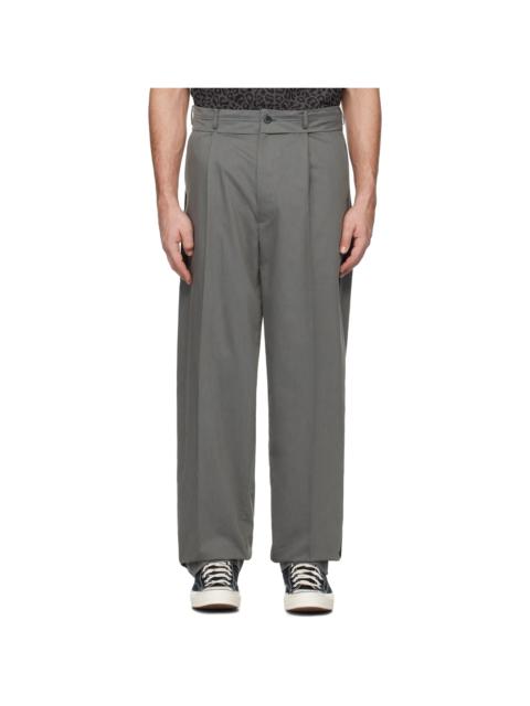UNDERCOVER Gray Twill Trousers