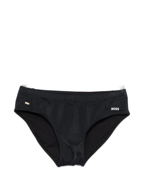 BOSS logo-print swim thunks