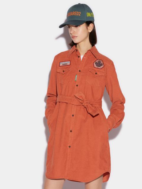 DSQUARED2 ONE LIFE JEAN SHIRT DRESS