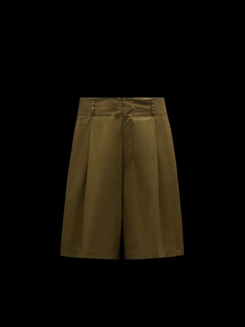 Moncler Cotton Poplin Shorts