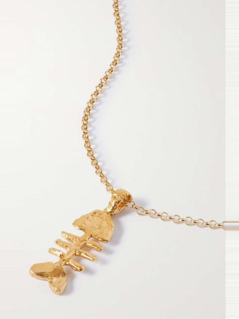 ALIGHIERI The Silhouette of Summer gold-plated necklace