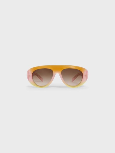 CELINE CL40340U Triomphe Stamp 01 sunglasses in Acetate