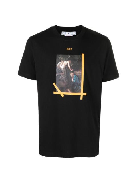 Arrows Caravaggio print T-shirt
