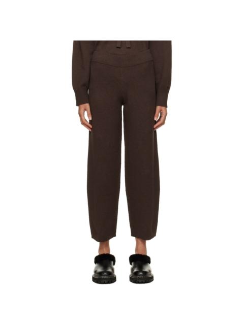 Proenza Schouler Brown Proenza Schouler White Label Barrel-Leg Lounge Pants