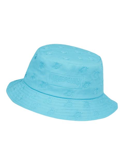 Vilebrequin Embroidered Bucket Hat Turtles All Over