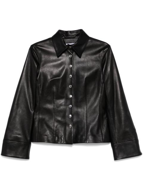 Alexander McQueen leather shirt