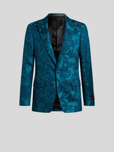 Etro FLORAL LEAFY SINGLE-BREASTED BLAZER