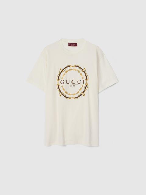 GUCCI Cotton jersey T-shirt with print
