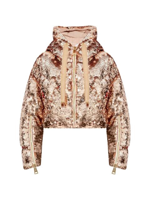 paillette embellishment jacket