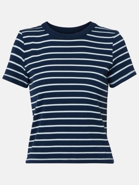 velvet Brenda striped cotton-blend T-shirt