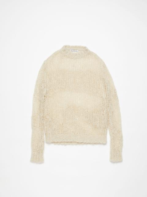 Mohair blend jumper - Sand beige