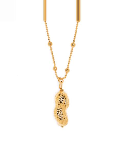 Marni peanut-shaped pendant necklace