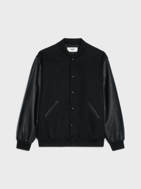 CELINE BOY DOLL TEDDY JACKET IN TEXTURED WOOL