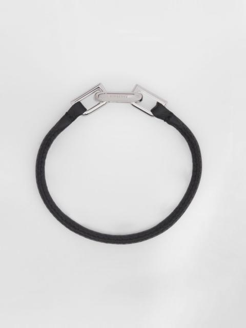 Burberry Chain-link Clasp Lambskin Bracelet