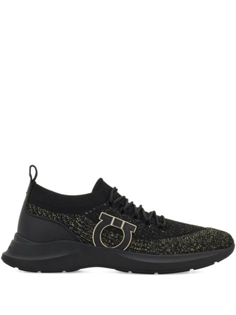 FERRAGAMO Ferragamo Gancini-detail Knit Sneakers