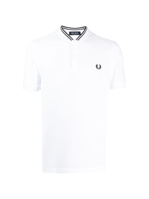 logo-embroidered polo shirt