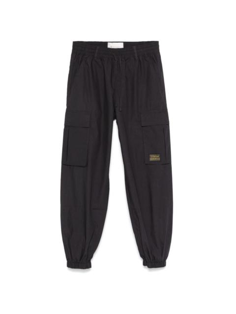 logo-patch cargo trousers