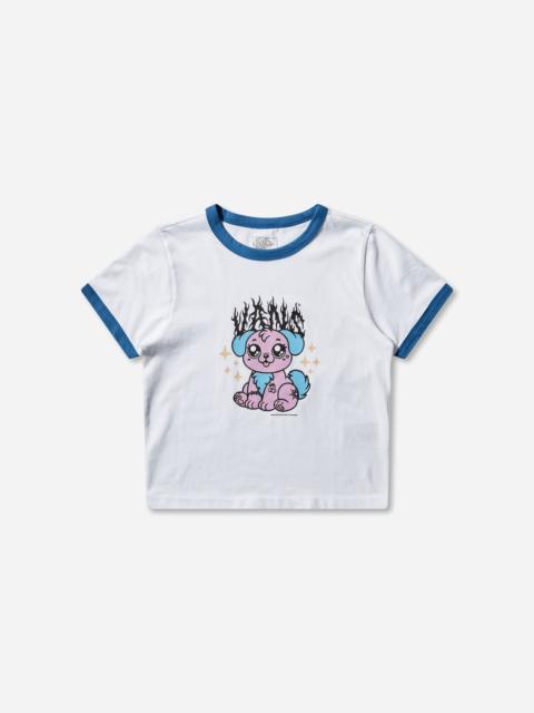 Vans Women's Puppy Ringer Tee White