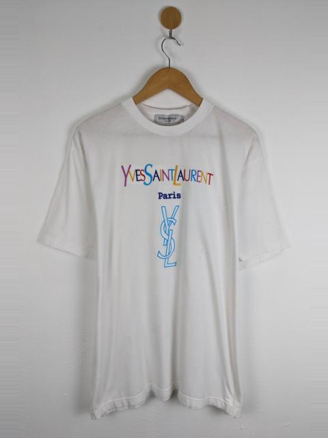 SAINT LAURENT Yves Saint Laurent YSL pour homme Multicolor logo shirt