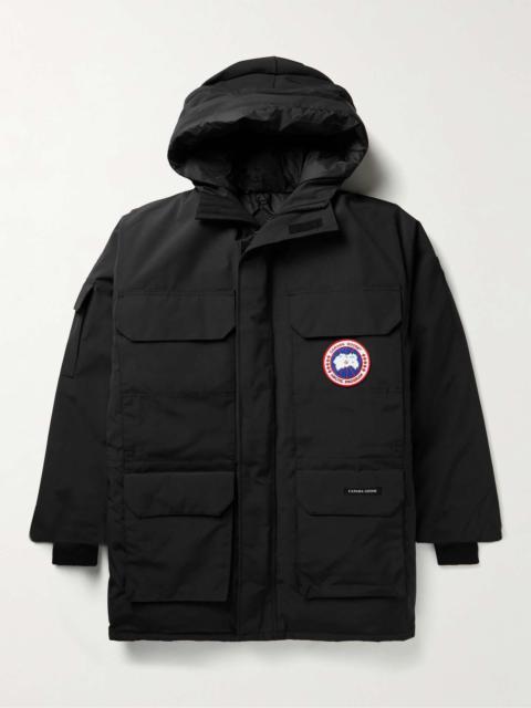 Expedition Logo-Appliquéd Artic Tech® Hooded Down Jacket