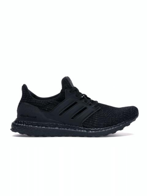 Adidas ultra boost 4.0 hot sale triple black nubuck cage