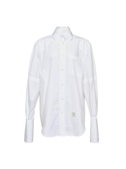 Thom Browne Shirtdress With Self Armbands