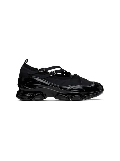 Simone Rocha Black Classic Criss Cross Tracker Ballerina Sneakers