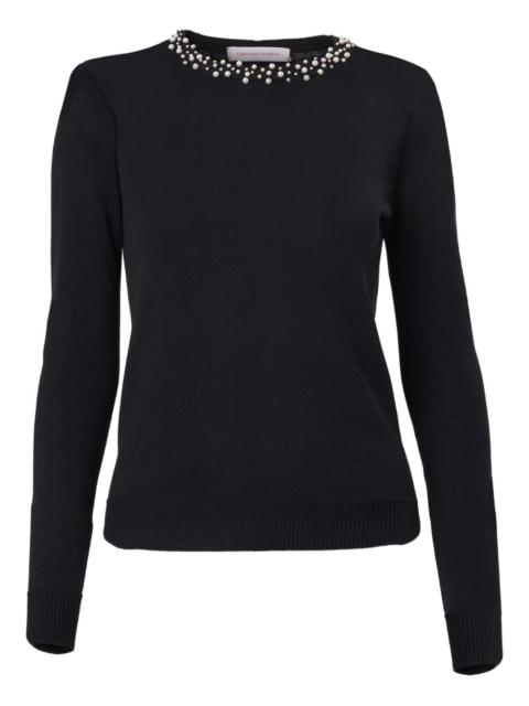 CAROLINA HERRERA pearl-embroidered sweater