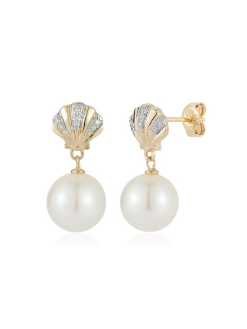 MATEO Petite Venus Pearl Drop Earrings
