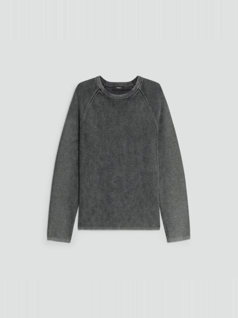 Theory Washed Crewneck Sweater in Cotton