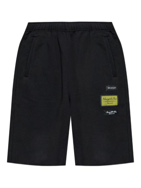 MM6 Maison Margiela patch-detail shorts
