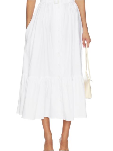 MATTHEW BRUCH Button Down Midi Skirt