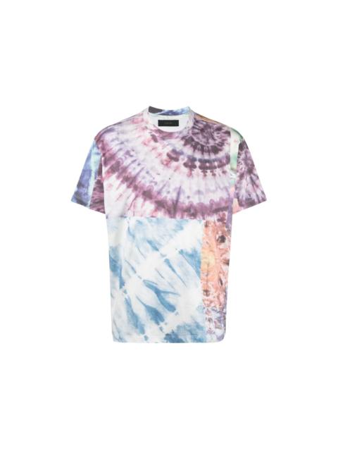 AMIRI AMIRI Tie Dye Patchwork Tee Multicolor