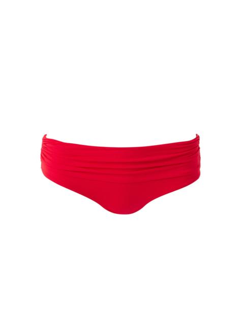 MELISSA ODABASH BEL AIR RED BIKINI BOTTOM