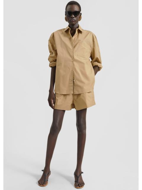 The Frankie Shop Lui Organic Cotton Shirt - Sahara