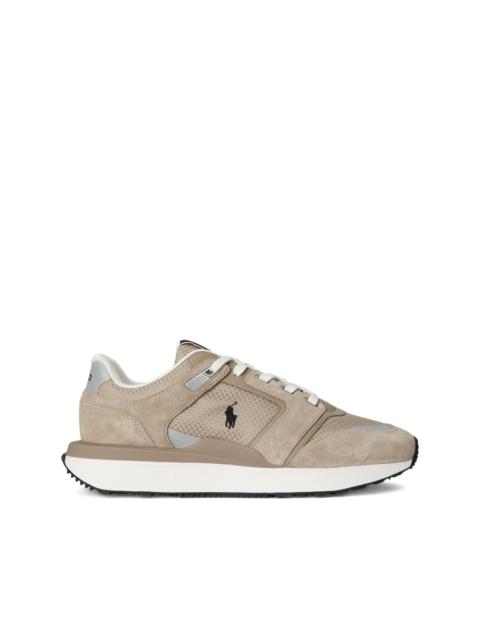 Polo Ralph Lauren lace-up suede-leather sneakers
