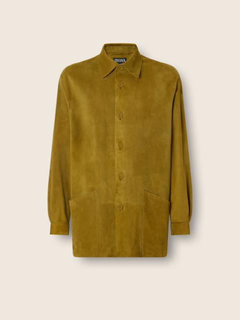 ZEGNA SUEDE OVERSHIRT