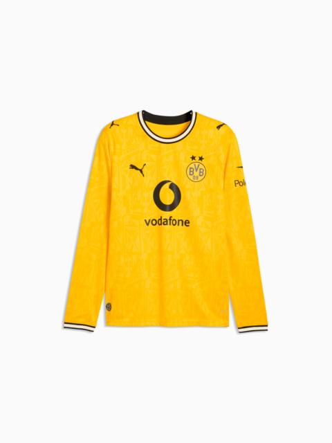 PUMA Borussia Dortmund Home Men's Long Sleeve Soccer Jersey