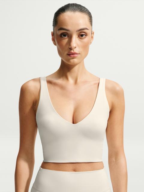 Nike NikeSKIMS Matte Women's V-Neck Long-Line Bra