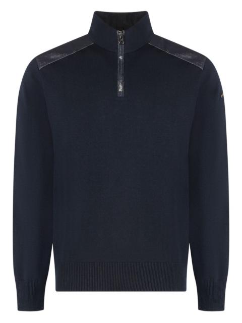 Paul & Shark zip-neck knitted pullover