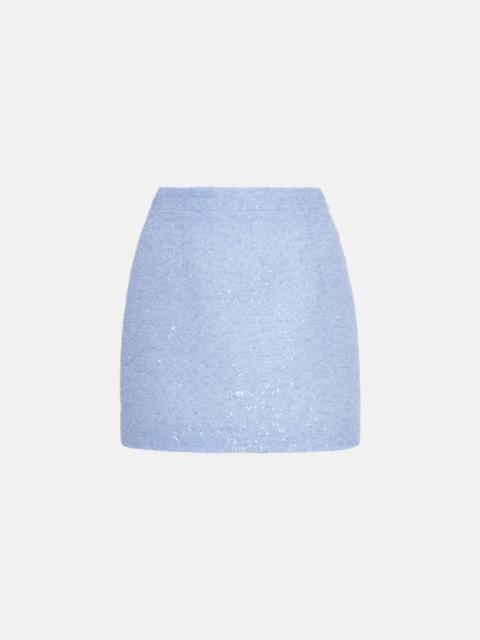 Alessandra Rich SEQUIN TWEED MINI SKIRT